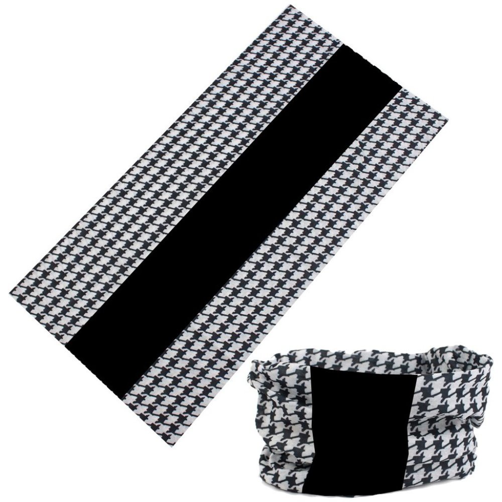 Multi-function Headwear/ Face Mask - Houndstooth